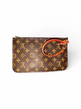Louis Vuitton Monogram Canvas Wristlet Pouch with Strap
